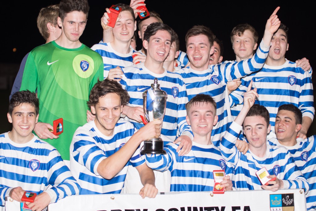 Sheen Lions U18 With The Cup